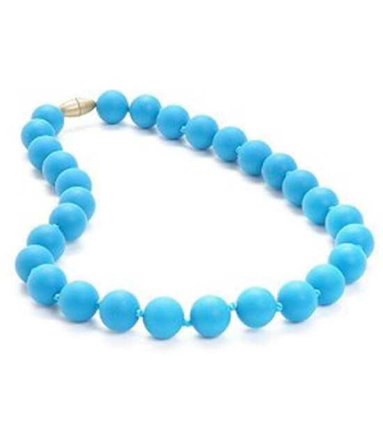 Chewbeads Diş Kaşıyıcı Juniorbeads - Jane Kolye / Deep Sea Blue