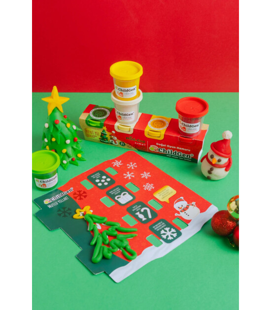 Childgen Doğal Oyun Hamuru - Yeni Yıl 4X65GR