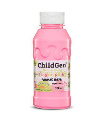 Childgen Süper Yıkanabilir Parmak Boya 350ML - Pembe
