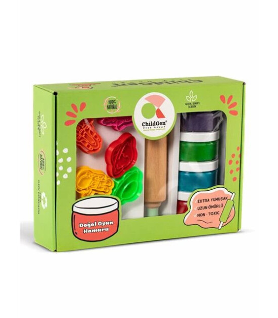 ChildGen Premium Doğal Oyun Hamur Set // Uzay