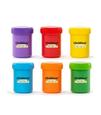 ChildGen Yıkanabilir Parmak Boya Mini Set (6 Adet)