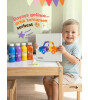 Childgen S&uuml;per Yıkanabilir Parmak Boya 350ML - Beyaz