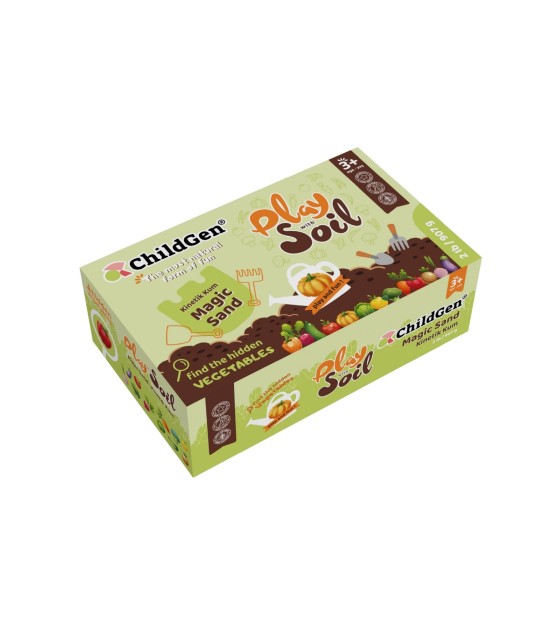 Childgen Doğal Kinetik Kum Toprak Set 907 Gr