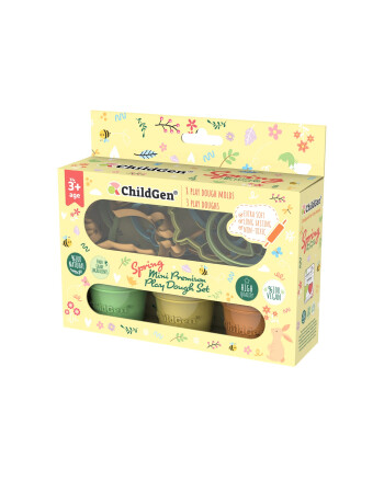 Childgen Doğal Oyun Hamuru Mini Premium Spring Set