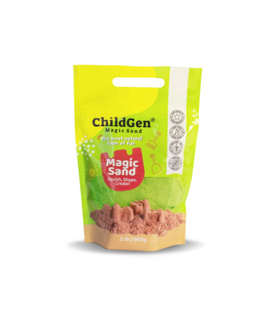 Childgen Kinetik Kum RefillPack 907 gr - Yeşil