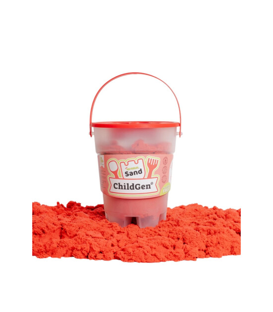 Childgen Kinetik Kum 500 Gr -Kırmızı