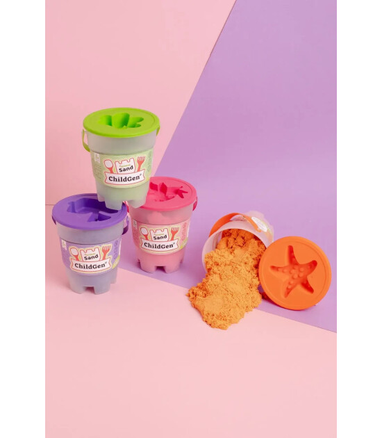 Childgen Kinetik Kum 500 Gr -Kırmızı