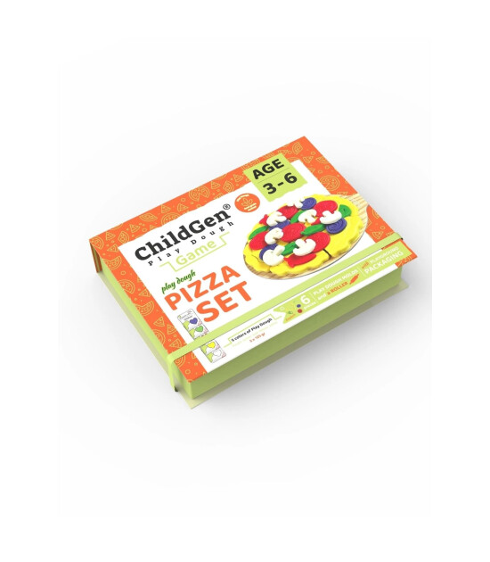 Childgen Pizza Sahneli Oyun Hamuru Kutusu