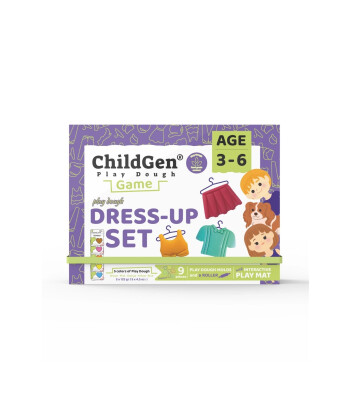 Childgen Giysi Giydirme Sahneli Oyun Hamuru Kutusu