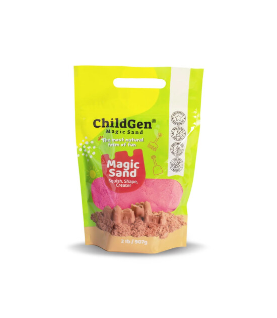 Childgen Kinetik Kum RefillPack  907 gr - Pembe