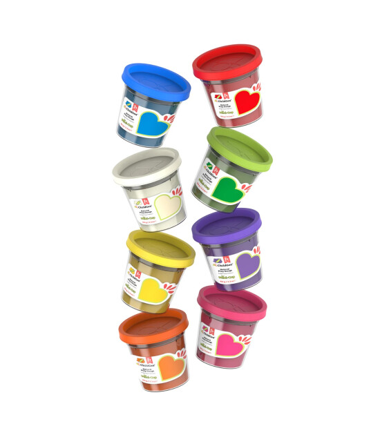 Childgen Doğal Oyun Hamuru Mini Cup (8 Adet) 