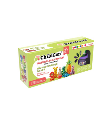 Childgen Doğal Oyun Hamuru Mini Cup (8 Adet) 
