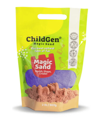 Childgen Kinetik Kum RefillPack  907 gr - Mor