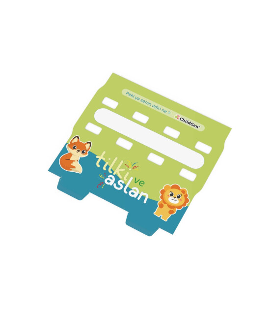 Childgen Doğal Oyun Hamuru - Mini-Cup Tilki ve Aslan 4x65gr (Ana Renkler)