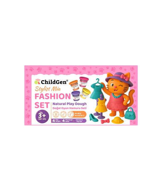 Childgen Doğal Oyun Hamuru Sevimli Patiler - Fashion Set