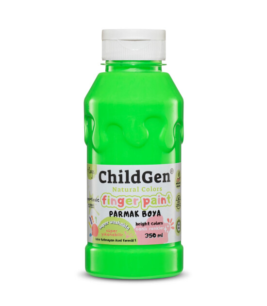 ChildGen Yıkanabilir Parmak Boya Set (3 Adet) // Neon