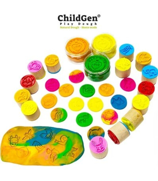 Childgen Oyun Hamuru B&uuml;y&uuml;k Damga Set