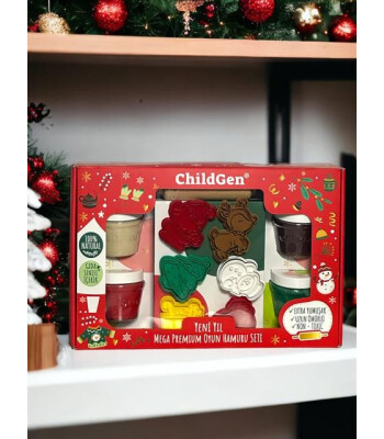 Childgen Doğal Oyun Hamuru - MEGA Premium Yeni Yıl Seti 2024
