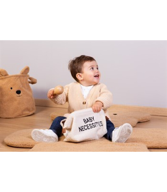 Childhome Baby Necessities Mini Bag // Teddy White
