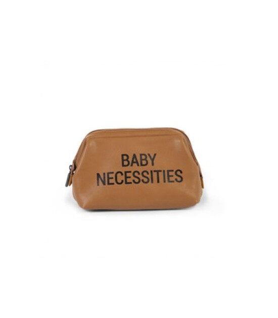 Childhome Baby Necessities Mini Bag // Kahverengi Deri