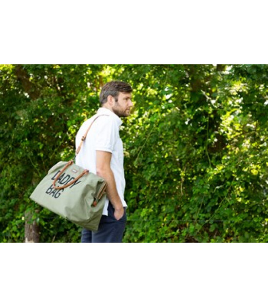Childhome Daddy Bag Kanvas // Haki