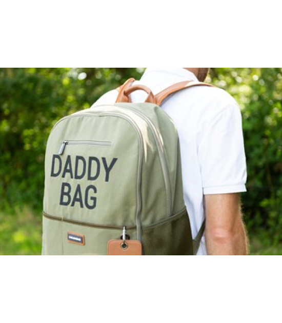 Childhome Daddy Bag Sırt Çantası Kanvas // Haki