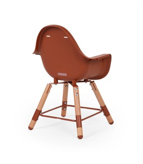 Childhome Evolu 2 Mama Sandalyesi Silikon Mat + Ön Tepsi // Rust