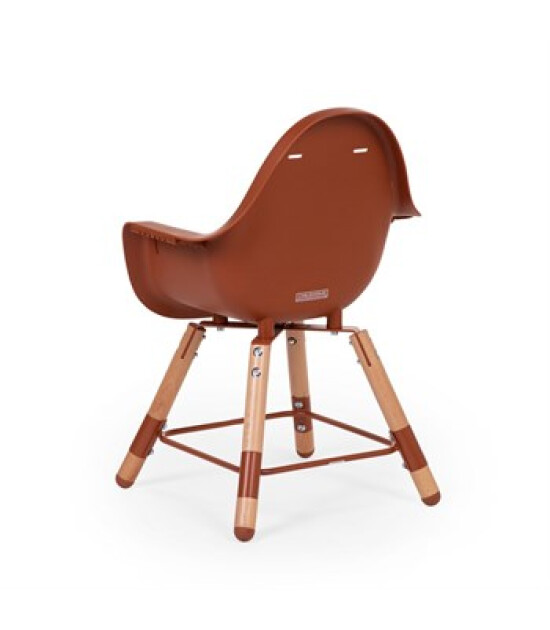 Childhome Evolu 2 Mama Sandalyesi Silikon Mat + Ön Tepsi // Rust