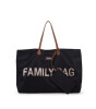 Childhome Family Bag Aile Çantası // Siyah & Gold