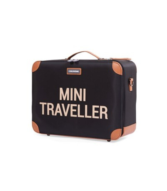 Childhome Mini Traveller Çocuk Valiz // Siyah & Gold