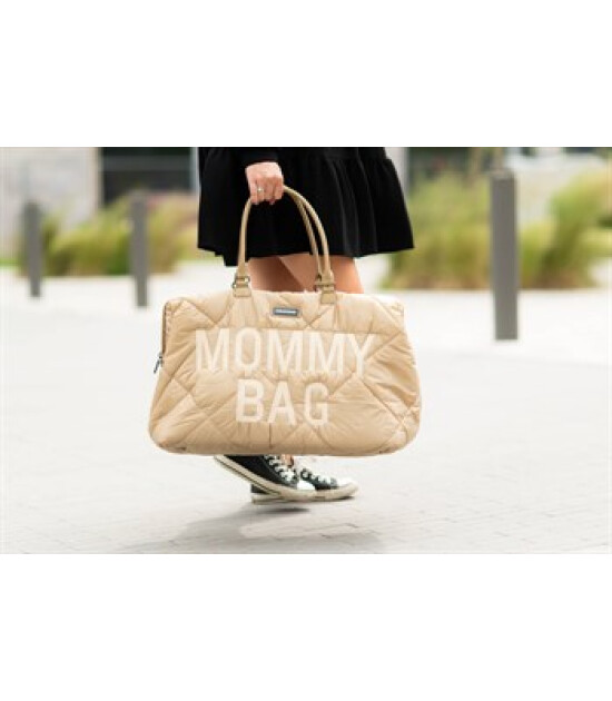 ChildHome Mommy Bag Anne Bebek Bakım Çantası Puffy // Bej