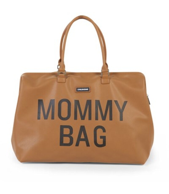 ChildHome Mommy Bag Anne Bebek Bakım Çantası // Kahverengi Deri