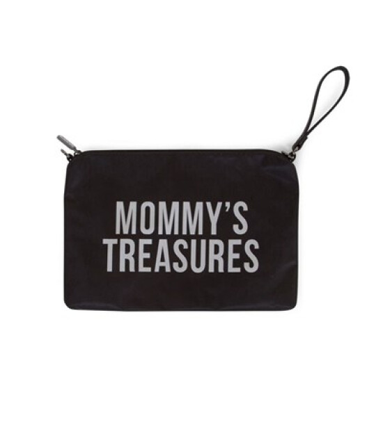 Childhome Mommy Treasures Clutch // Siyah & Silver-kb
