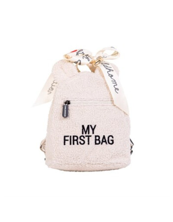 Childhome My First Bag Sırt &Ccedil;anta // Teddy White