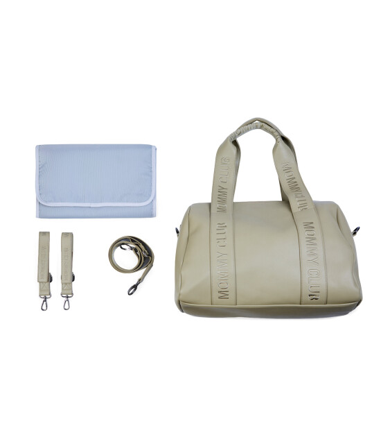 Childhome Mommy Club Bag, Vegan Deri Yeşil