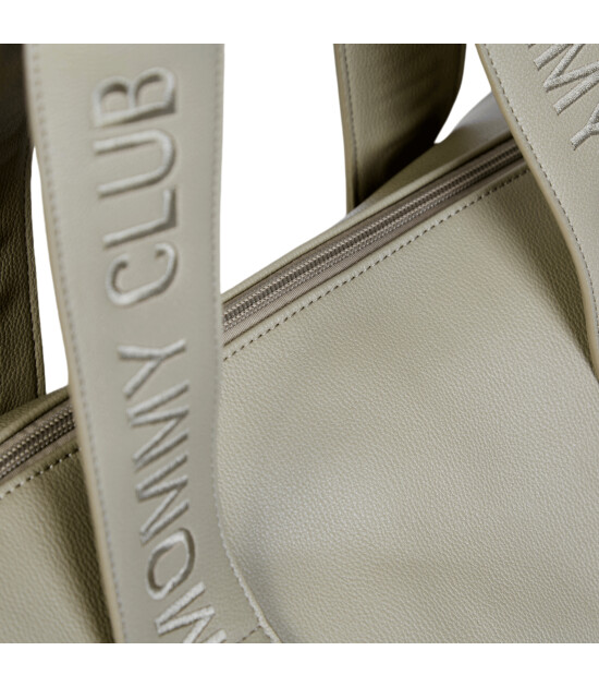 Childhome Mommy Club Bag, Vegan Deri Yeşil
