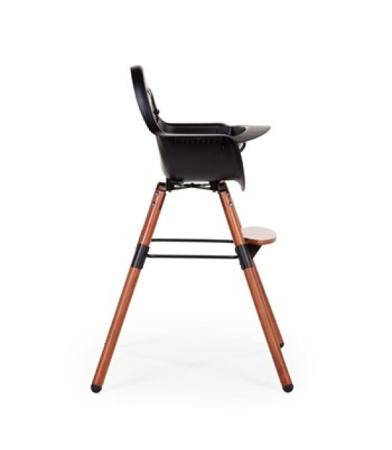 Childhome Evolu 2 Mama Sandalyesi Silikon Mat + Ön Tepsi //  Ceviz - Siyah