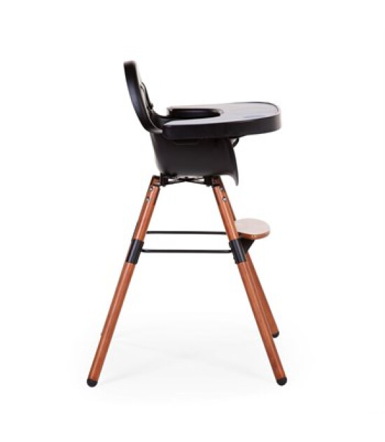 Childhome Evolu 2 Mama Sandalyesi Silikon Mat + Ön Tepsi //  Ceviz - Siyah