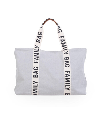 Childhome Family Bag Signature Kanvas Çanta // Krem