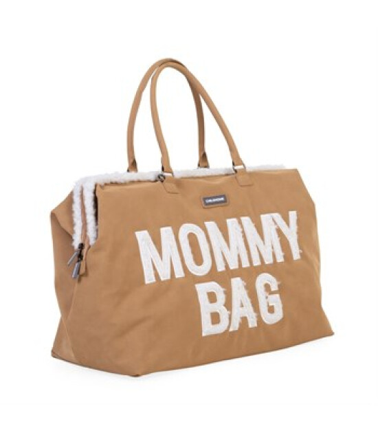 ChildHome Mommy Bag Anne Bebek Bakım Çantası Süet // Kahverengi