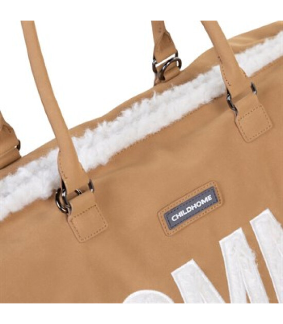 ChildHome Mommy Bag Anne Bebek Bakım Çantası Süet // Kahverengi