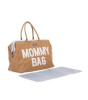 ChildHome Mommy Bag Anne Bebek Bakım Çantası Süet // Kahverengi