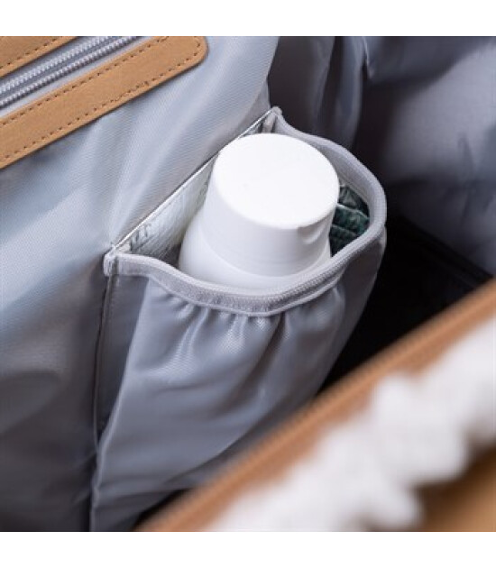 ChildHome Mommy Bag Anne Bebek Bakım Çantası Süet // Kahverengi