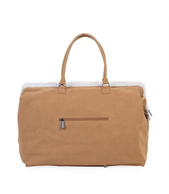 ChildHome Mommy Bag Anne Bebek Bakım Çantası Süet // Kahverengi