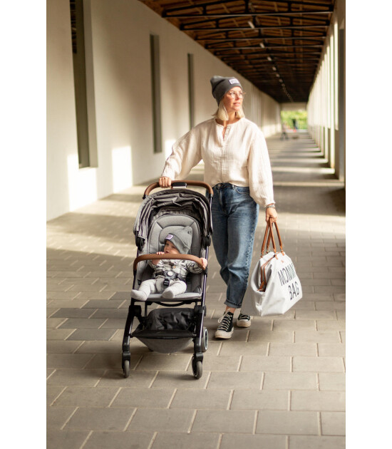 ChildHome Mommy Bag Anne Bebek Bakım Çantası // Kanvas Gri