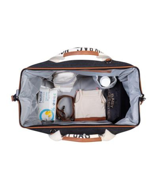 ChildHome Mommy Bag Signature Anne Bebek Bakım Çantası // Siyah