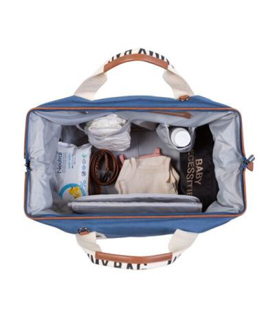 ChildHome Mommy Bag Signature Anne Bebek Bakım &Ccedil;antası // Indigo
