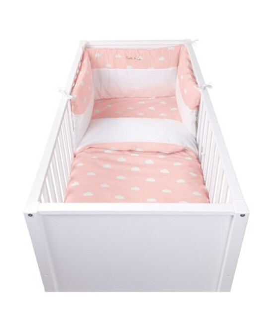 Childhome Yatak Kenar Koruyucu Pembe Bulut Keyif Bebesi Kids Toys