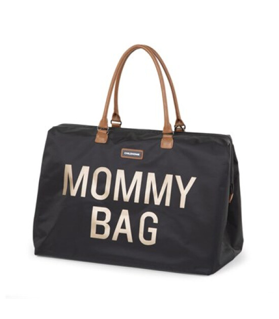 ChildHome Mommy Bag Anne Bebek Bakım Çantası // Siyah & Gold