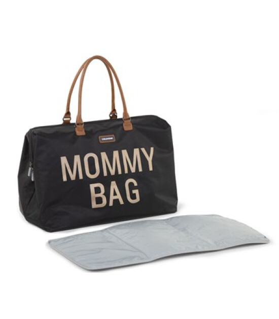 ChildHome Mommy Bag Anne Bebek Bakım Çantası // Siyah & Gold